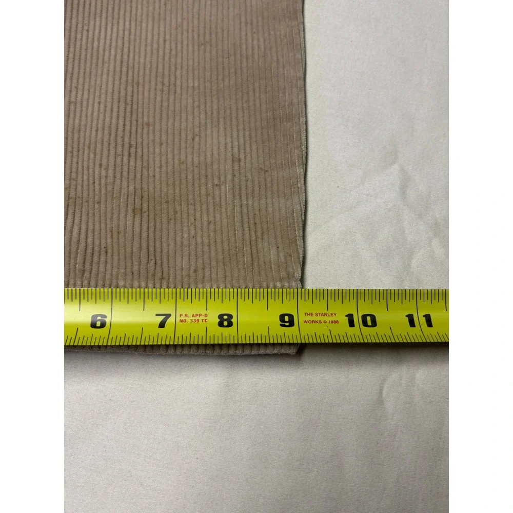 Vintage Polo Ralph Lauren Andrew Pant 35x30 Tan Wide Wale Corduroy Pleated Cords